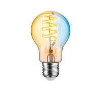Paulmann 29155 Filament 230V Smart Home Zigbee LED ampoule E27 600lm 7,5W Tunable White gradable Doré ampoule