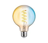 Paulmann 29159 Filament 230V Smart Home Zigbee LED Globe G95 E27 600lm 7,5W Tunable White gradable Doré ampoule