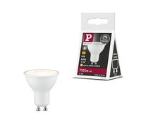 Paulmann 29170 Réflecteur LED Standard 230 V GU10 750lm 8W 2700 K gradable Blanc dépoli 36° ampoule RAL9003