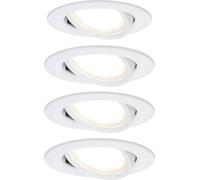 Paulmann 4064161242187 Nova Spot encastrable jeu de 4 LED LED 18 W blanc mat