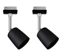 Paulmann 41303 Système d'éclairage sur rail HT URail GU10 10 W LED noir (mat),