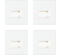 Paulmann 41309 41309 Applique à LED encastrable jeu de 4 LED LED blanc mat