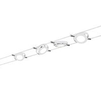 Système Complet D'éclairage Sur Câble Led Intégrée 16 W Led Paulmann Roundmc 50107 Blanc (Mat)