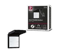 Paulmann 50137 Smart Home Zigbee commutateur mural Outdoor IP44 On/Off/Gradable Blanc commande plastique