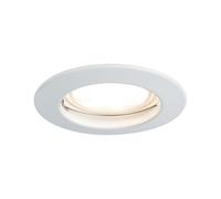 Paulmann 5792 Premium Encastrés, fixe, max. 50W, 230V, GU10, 51mm, Blanc/Alu zinc