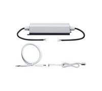 Paulmann 70201 Function YourLED Power Supply IP65, 60W, 230/12V CC, Gris/Noir, Plastique