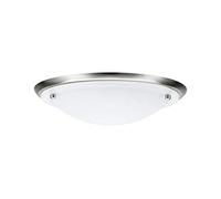 Paulmann 70344 Plafonnier Arctus, IP44, max. 60W, E27, 275mm, Acier brossé