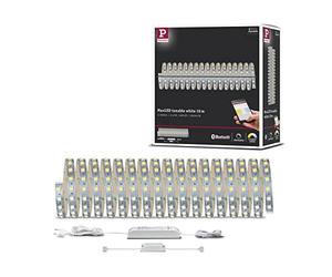 Paulmann 70565 LED Strips SmartHome MaxLED Tunable White kit de base incl. 1x47 watts gradable bande lumineuse Argent barre lumineuse plastique 3000 K