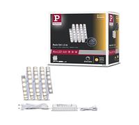 Paulmann 70668 Function MaxLED 500 Kit de base LED bande 1,5m, 2700K blanc chaud, 10W 230/24V 20VA, Argent, Plastique