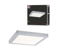 Paulmann 70982 Panneau LED Abia carré incl. 1x22 watts Éclairage de plafond Chrome mat Panneau lumineux plastique luminaire de plafond 2700 K