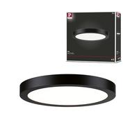 Paulmann 70984 Panneau LED Abia 300 mm Blanc chaud incl. 1x22 watts éclairage de plafond Noir mat plafonnier plastique éclairage de salon 2700 K
