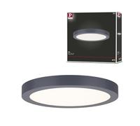 Paulmann Panneau LED Abia 70986 Rond 300 mm 22 W 2200 lm 2700 K Blanc chaud Gris foncé dépoli