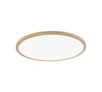 Panneau LED Atria Shine Backlight IP44 rond 420mm 22W 2300lm 4000K Esthétique bois Esthétique bois G
