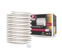 Paulmann 71050 MaxLED 1000 LED Strip Full-Line COB Kit complet 2,5m 30W 2700lm 528LEDs/m 2700 K gradable, Argent plastique