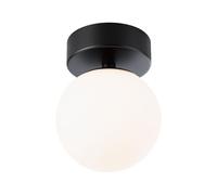 Paulmann 71071 plafonnier LED Selection Bathroom Gove IP44 3000K 400lm 230V 5W Noir mat, Satin luminaire de salle de bain