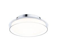 Paulmann 71078 plafonnier LED Selection Bathroom Luena IP44 3000K 600lm 230V 11,5W Verre, Chrome luminaire de salle de bain