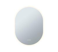 Miroir lumineux LED Mirra IP44 White Switch 1400lm 230V 22W gradable Miroir#Blanc Miroir#Blanc G