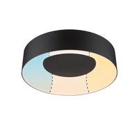 Paulmann Plafonnier LED Casca PL71096 1x16 W IP44 Noir