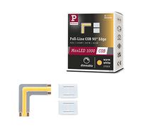 Paulmann 71121 MaxLED 500 Strip LED Full-Line COB angle 90° 0,3W 833lm/m 800LEDs/m gradable 0m, Argent plastique 2700K bande LED extensible