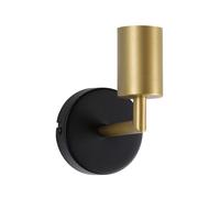 Paulmann 71137 Applique Ravi IP44 E27 max. 60W Noir mat, Doré lampe murale sans ampoule