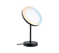 Paulmann 71151 Miroir cosmétique LED Masua IP44 White Switch 55lm 230 V 4W Noir mat grossissement x3