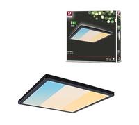 Paulmann 71256 Panneau LED Atria Shine IP44 carré mm 15,7W 2100lm 3000-6500K Noir