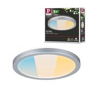 Paulmann 71269 Panneau LED Atria Shine IP44 rond 190mm 7,6W 1100lm 3000-6500K chrome mat