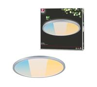 Paulmann 71278 Panneau LED Atria Shine IP44 rond 398mm 20,8W 2800lm 3000-6500K Chrome mat