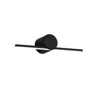 Paulmann 75410 Éclairage de miroir LED Sava IP44 3000K 250lm 230V 4,2W Noir mat