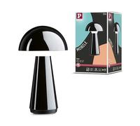 Paulmann Lampe à poser Onzo PL76994 – LED rechargeable 2,6W 240lm 2700K 3-Step-Dim USB-C IP44 Noir