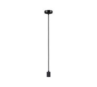 Paulmann Luminaire en suspension Tilla Neordic E27 60 W Noir métal gradable sans ampoule
