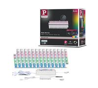 Paulmann 78885 LED Strips MaxLED 500 kit de base Zigbee Smart Home IP44 5m incl. 1x26W grad. RGBW Gestion couleurs Argent plastique b. lumineuse 3000K