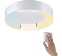 Paulmann 78947 Plafonnier LED Casca IP44 White Switch 3200 lm 230 V 25 W Blanc rond Métal, matière plastique 3000 K