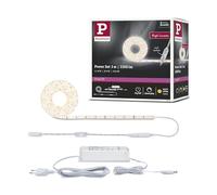 Paulmann 78956 Kit Strips LED SimpLED Power 3 m avec variateur à fil 1100lm/m incl. 1x33 watts IP44 Blanc barre lumineuse plastique bande 3000 K