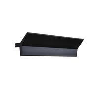 Paulmann 79509 Applique LED Stine Gradable sur 3 niveaux 2700K 1400lm/410lm 230V 13/1x4W gradable Lèche-mur noir mat lampe murale