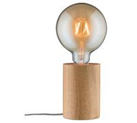 Paulmann 79640 Neordic Talin Lampe de table, max. 1x20W, Bois, 230V, Bois 9 cm x 9 cm x 13 cm