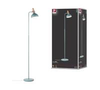 Paulmann 79654 Neordic Juna Lampadaire, max. 1x20W, E14, Vert doux/Cuivre/Bois 230V, Métal/Bois 23 cm x 40 cm x 158 cm