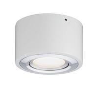 Paulmann 79708 plafonnier LED Argun rond orientable incl. 1x4,8 watts gradable éclairage de plafond Alu brossé Métal, plastique 3000 K
