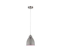 Paulmann Luminaire suspendu Neordic Hilla 79765 1x40W E27 acier brossé gradable