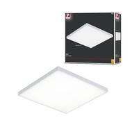 Paulmann 79817 Panneau LED Velora carré incl. 1x16,8 watts Éclairage de plafond Blanc dépoli Panneau lumineux Métal Luminaire de plafond 3000 K