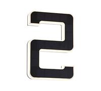 Paulmann Applique murale solaire 79843 Numéro 2 1x0,2 W IP44 3000K batterie remplaçable Noir