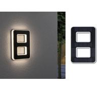 Paulmann 79849 Eclairage solaire pour numéro de maison 0.20 W blanc chaud noir