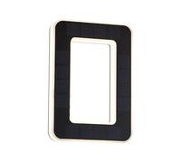 Paulmann 79851 LED numéro de maison 10 solaire IP44 Blanc chaud batterie remplaçable incl. 1x0,2 watts noir, lampe solaire plastique 3000 K
