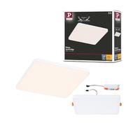 Paulmann 79943 panneau LED panneau encastré Veluna VariFit Edge 160x160mm carré Blanc chaud Blanc synthétique système d'éclairage 3000K