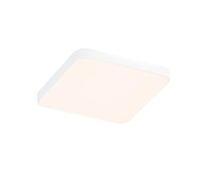 Paulmann 79947 panneau LED panneau encastré Veluna VariFit Edge 90x90 mm carré gradable Blanc chaud Blanc synthétique système d'éclairage 3000 K
