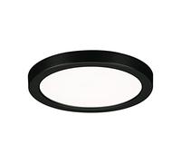 Paulmann 79962 Panneau encastrés LED Areo IP44 118 mm rond incl. 1x6,5 W blanc lumière du jour noir matière plastique plafonniers 4000 K