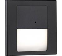 Paulmann 80004 Tsaro eckig 80x36mm 1W 80lm 230V 2700K Luminaire mural encastré LED 1 W noir (mat)