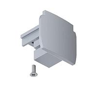 Paulmann 91382 ProRail3 Embout de rail en plastique Argenté 35 x 31,5 mm