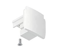 Paulmann 91383 Système de rails ProRail3 Connecteur Embout 1 pièce 35 x 31,5 mm Blanc Systèmes de rails Rail de plafond en plastique