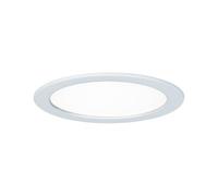 Paulmann 92060 Panneau encastré LED rond Deckenleuchte 18W Lumière 4000K Blanc neutre Panneau LED Blanc IP44 protégé contre les projections d'eau, ampoules incluses